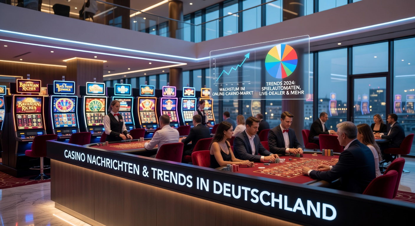 Fassade eines modernen Casinos in Schleswig-Holstein mit Neonlichtern und Eingangsbereich bei Nacht, symbolisch für die Spielbanken in Kiel, Lübeck, Flensburg und Schenefeld