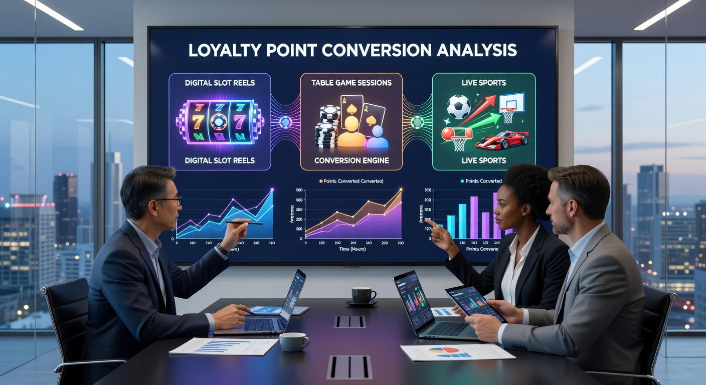 Visualisierung von Punktetransfers zwischen Slots, Tischspielen und Sportwetten auf Smartphone-Displays