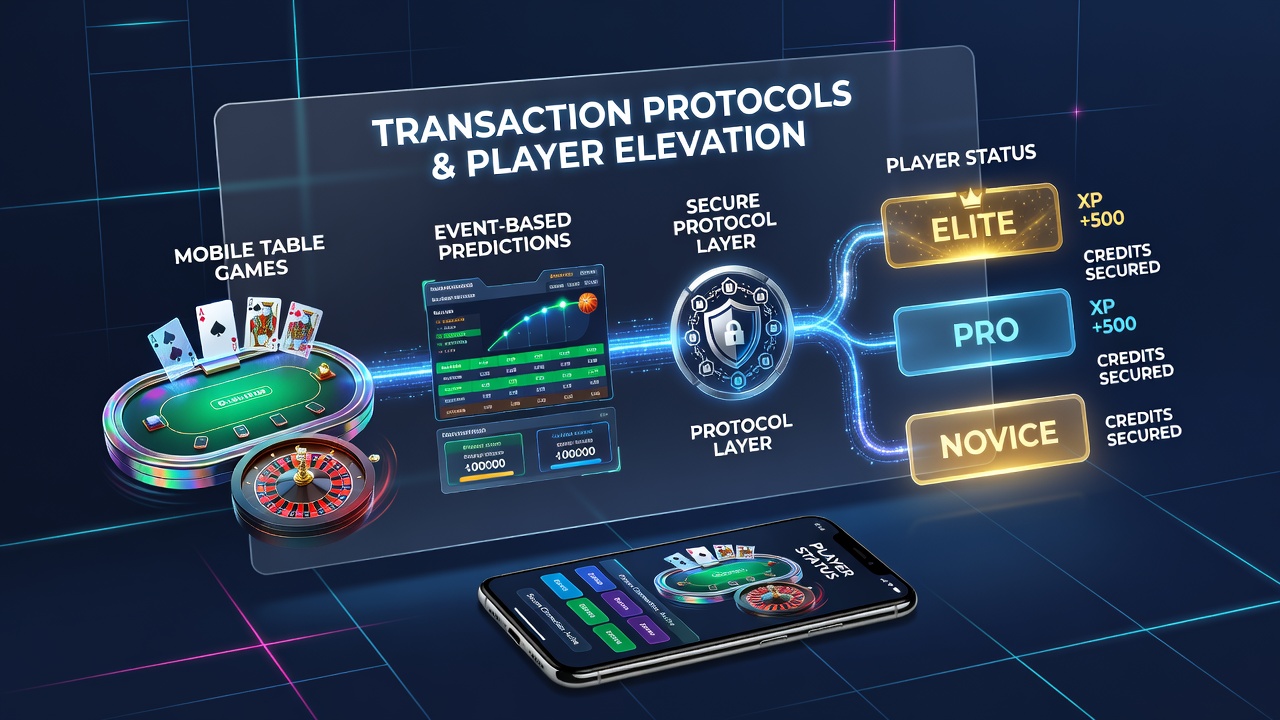 Transaktionsflüsse ermöglichen nahtlose Wechsel zwischen mobilen Tischspielen und Sportprognosen auf portablen Geräten